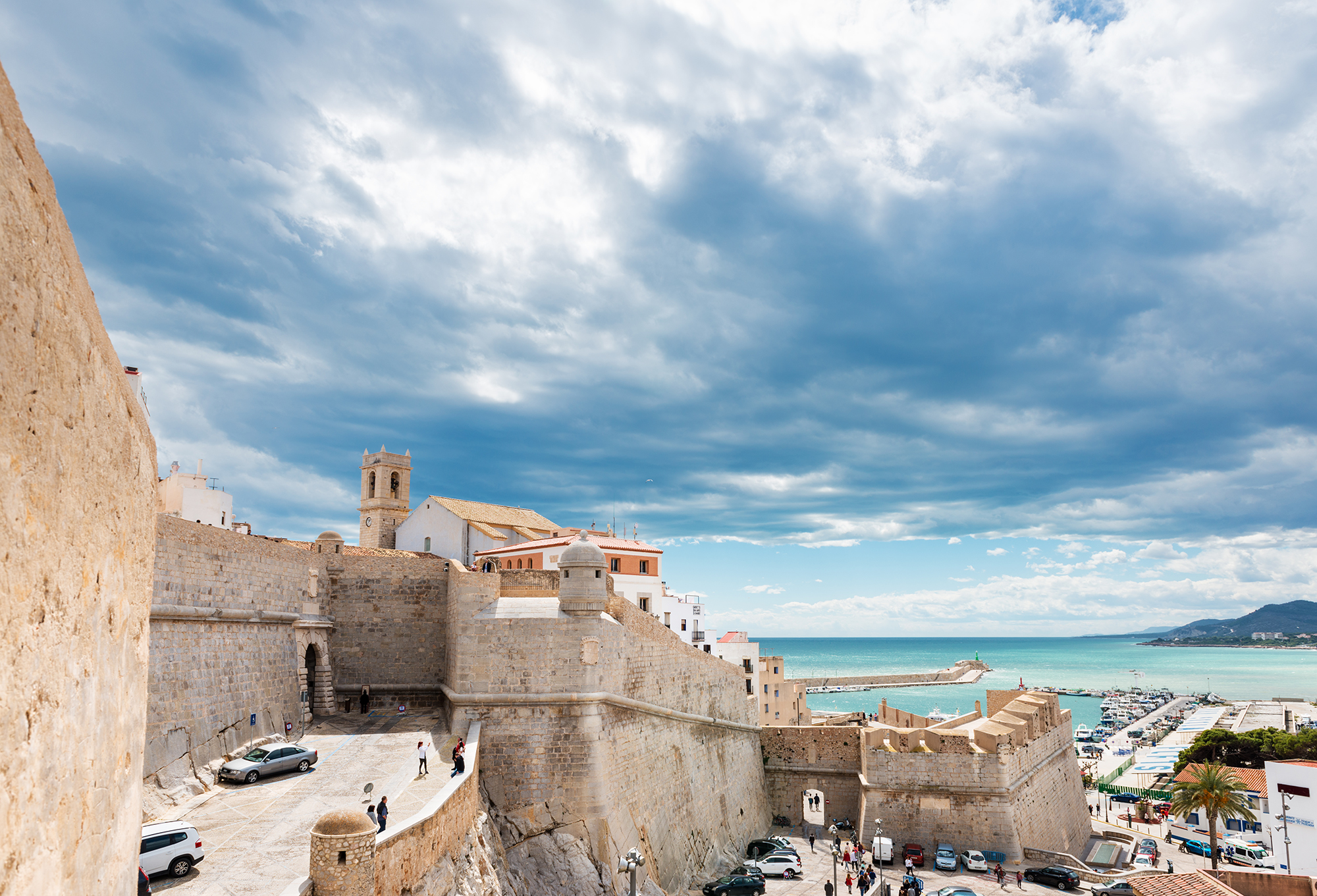 Defensive wall surrounding the historical center of the city