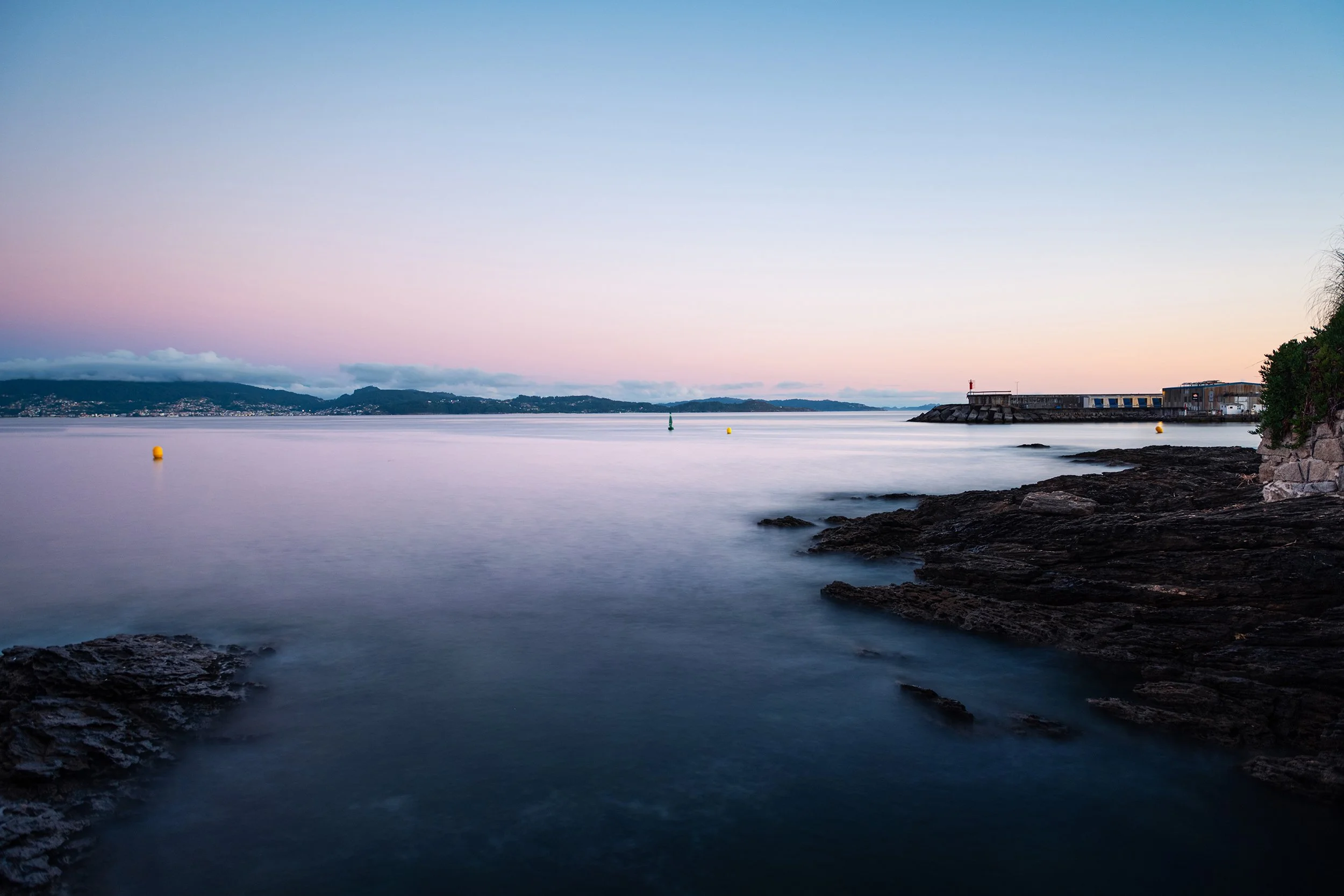 Lighthouse in the Rias Baixas in Pontevedra, Galicia
