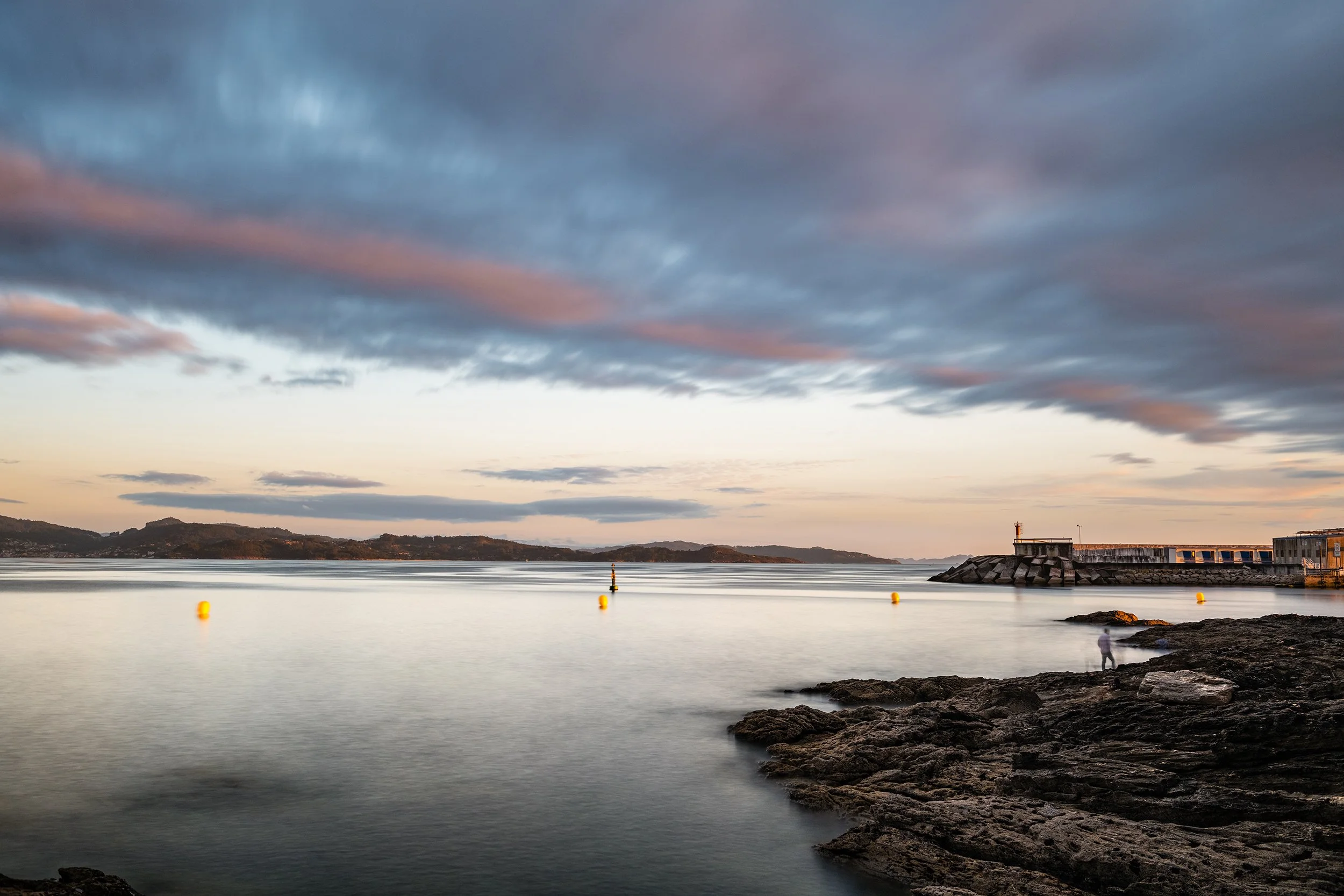 Lighthouse in the Rias Baixas in Pontevedra, Galicia