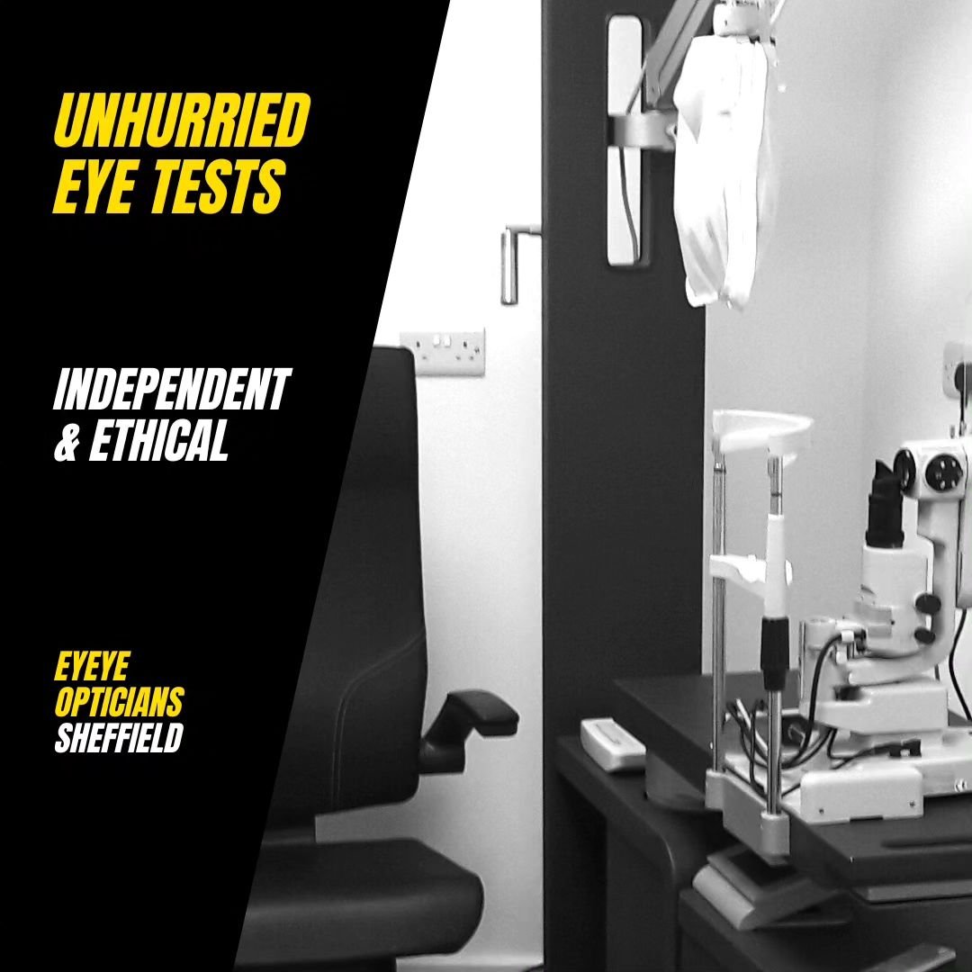 Appointments an hour apart, instead of the rather rushed 20 minutes that is industry standard 😐
www.eyeyesheffield.co.uk 💛

#eyetest
#opticians 
#sheffieldopticians 
#eyecare 
#eyewear
