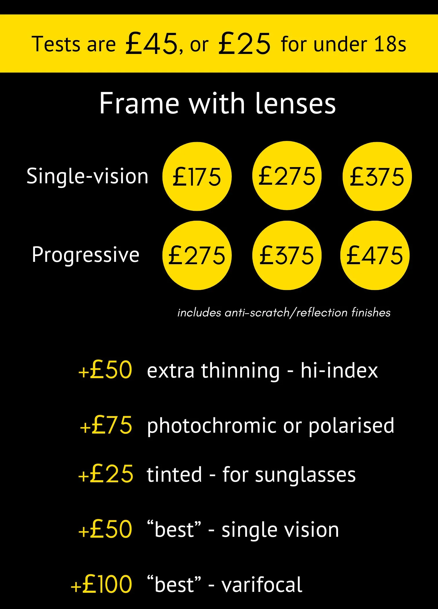 Know the price at the start, not at then end as an unpleasant surprise - no tariffs!
