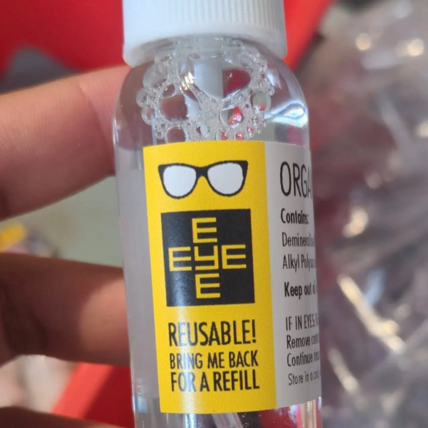 Free refills on the condition you don't throw the bottle away 👊🏻