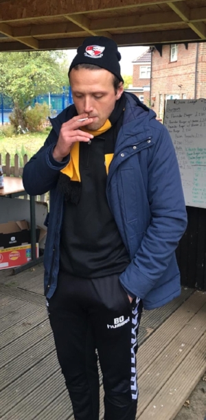 No.1 fan and head coach Ben Owen contemplating if Joe Noutch has been the problem for the 2’s all along