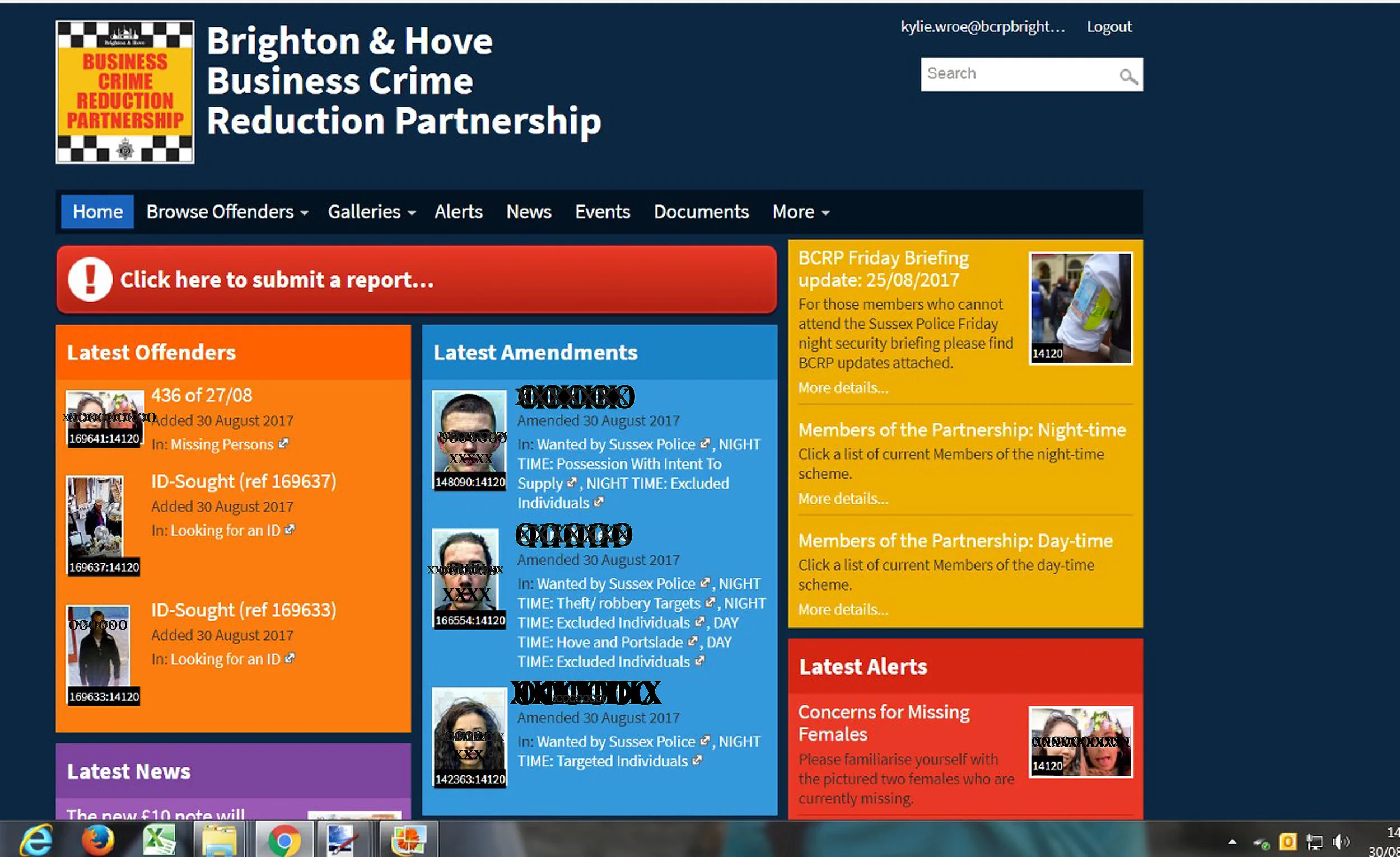 shoplifting offenders information Brighton