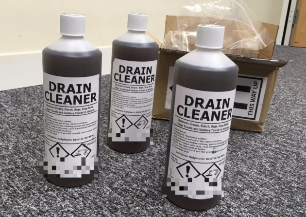 High street stores restrict sales of corrosive substances