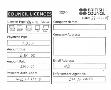 Bogus collector(s) asking businesses for money