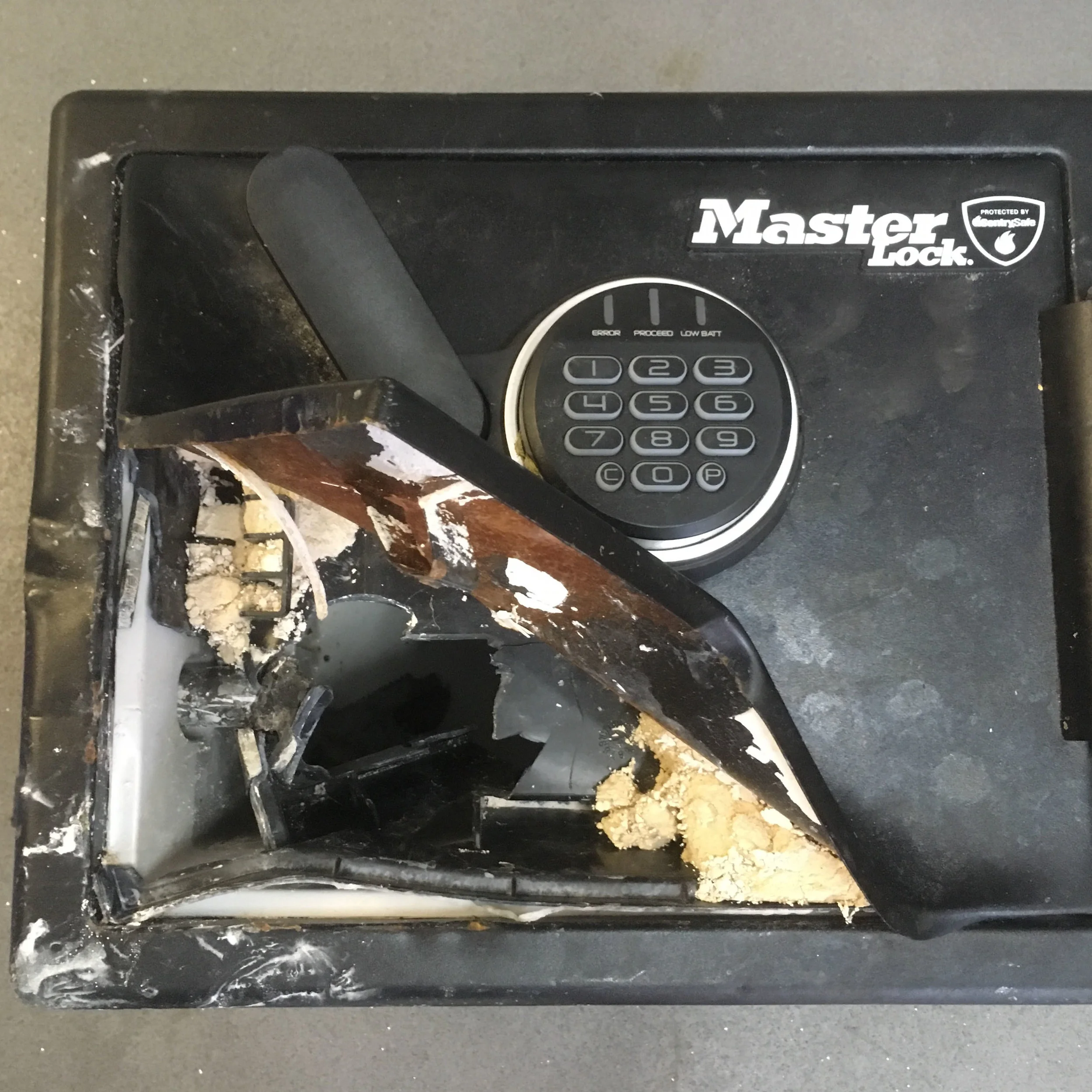 Safe and cash till dumped behind Surrenden Road and Varndean Road