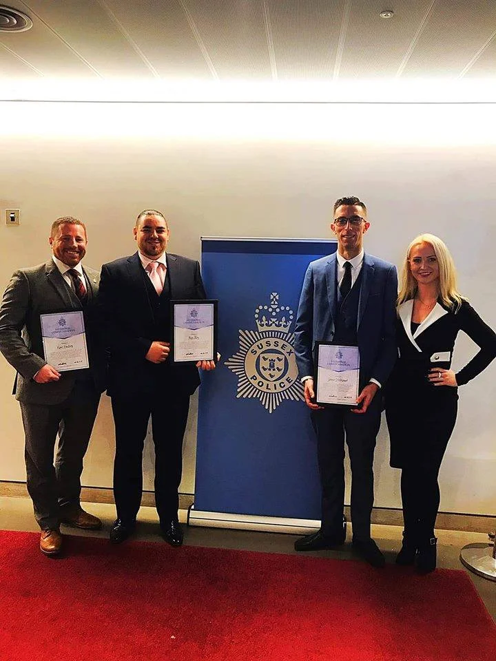 Bravery award for the Sussex Business Wardens