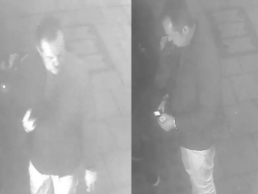 Sussex police wish to speak to this man in connection with fraud