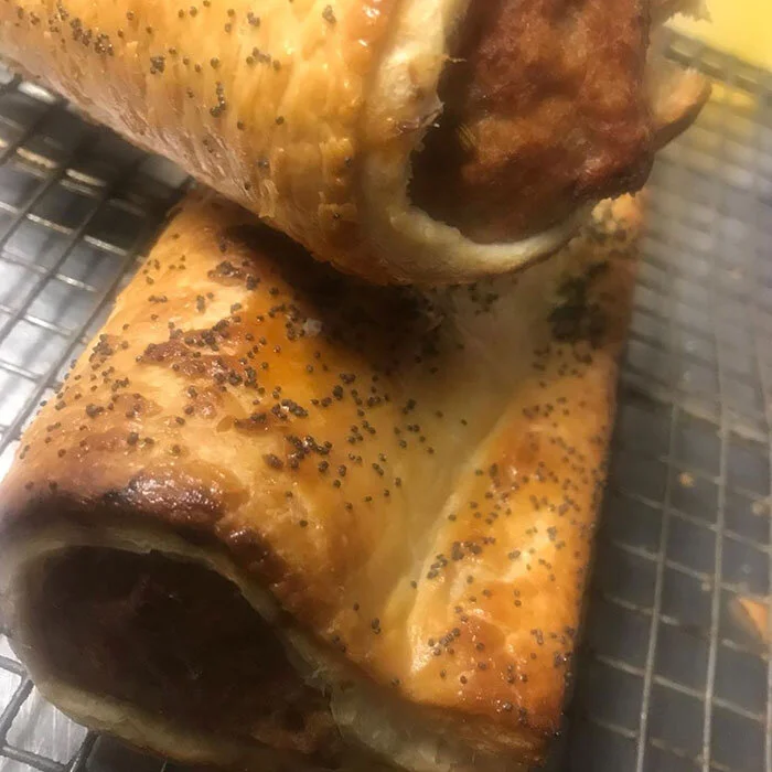 PORK and FENNEL SAUSAGE ROLLS