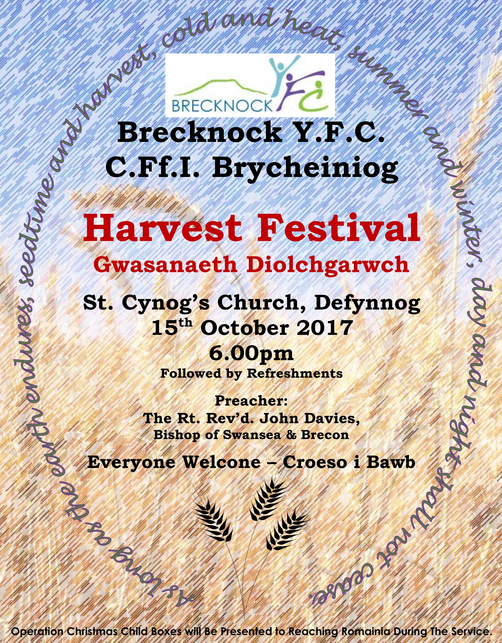 Brecknock YFC Harvest Festival