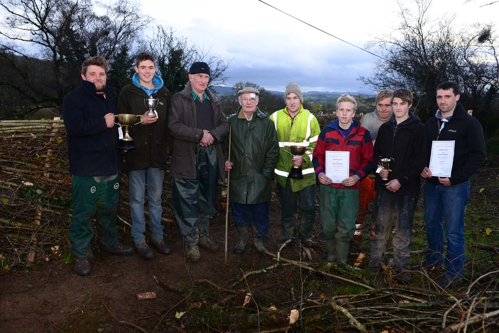 Brecknock YFC Hedging Match - Sunday 5th November 2017 
