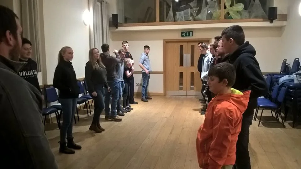 Ystradfellte YFC get a visit from Mark & John 