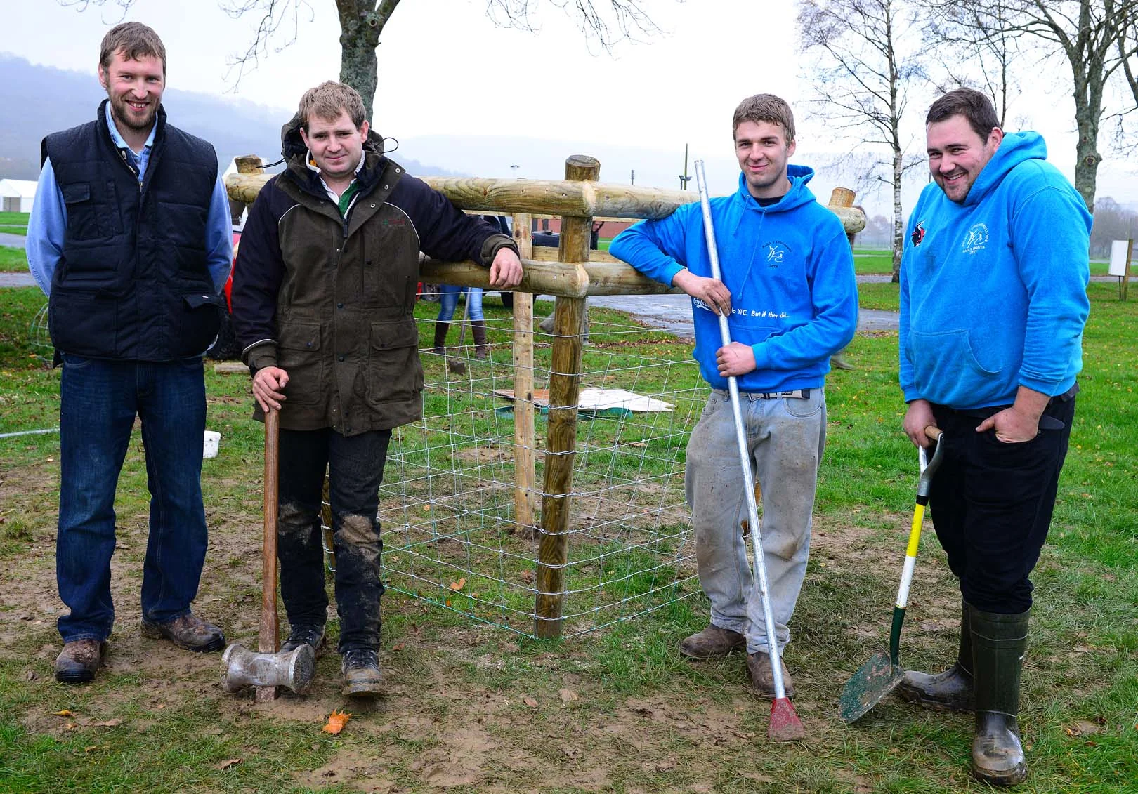 Brecknock YFC Fence Erecting Competition 