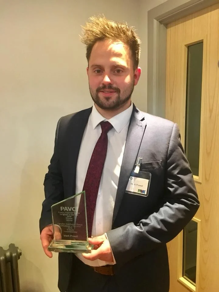 Mark Powell Wins Powys Volunteer Trustee Award