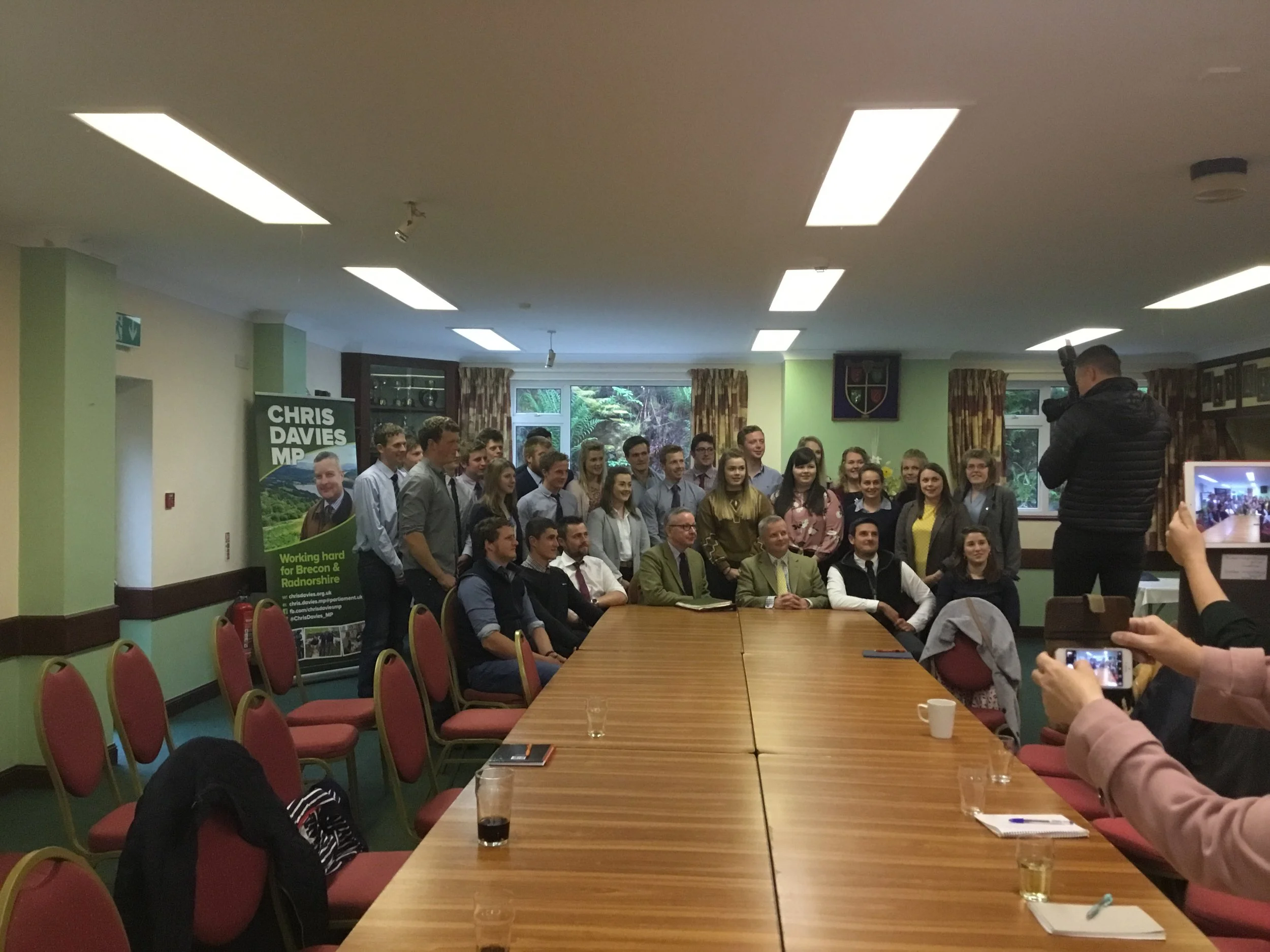 Michael Goves confirms his commitment to future Young Welsh Farmers
