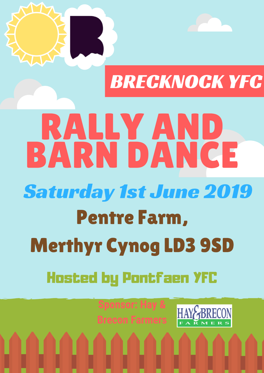 Rally Poster Winner - Leanne Davies Troedrhiwdalar YFC 