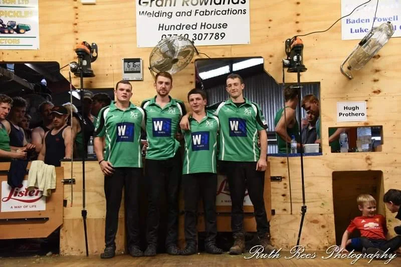 YFC MEMBERS SET THE 4 STAND 9HR BRITISH LAMB SHEARING RECORD 
