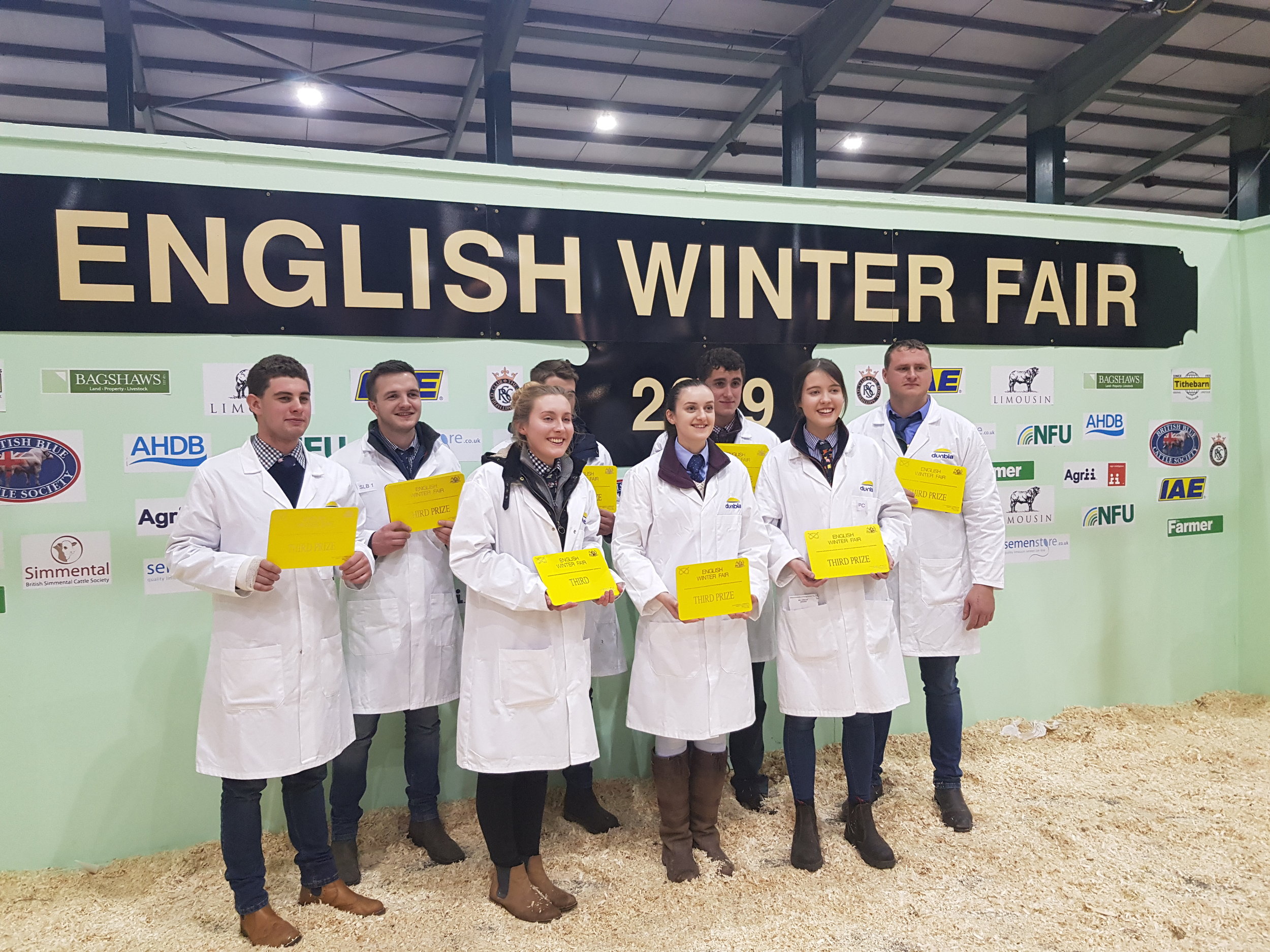 Brecknock YFC 3rd overall at the English Winter Fair 