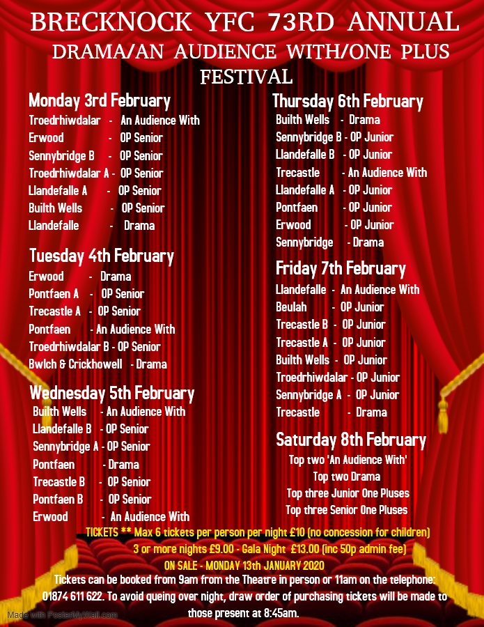 Drama Fesitival Draw