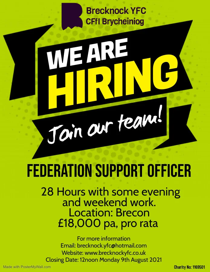 WE'RE HIRING - FEDERATION SUPPORT OFFICER 
