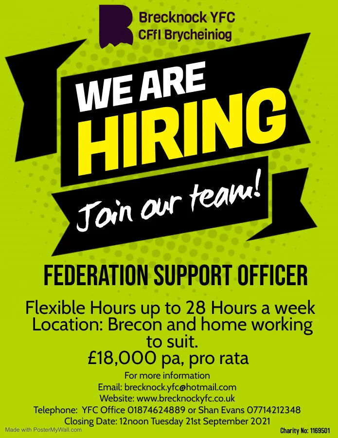 WE'RE HIRING - FEDERATION SUPPORT OFFICER 