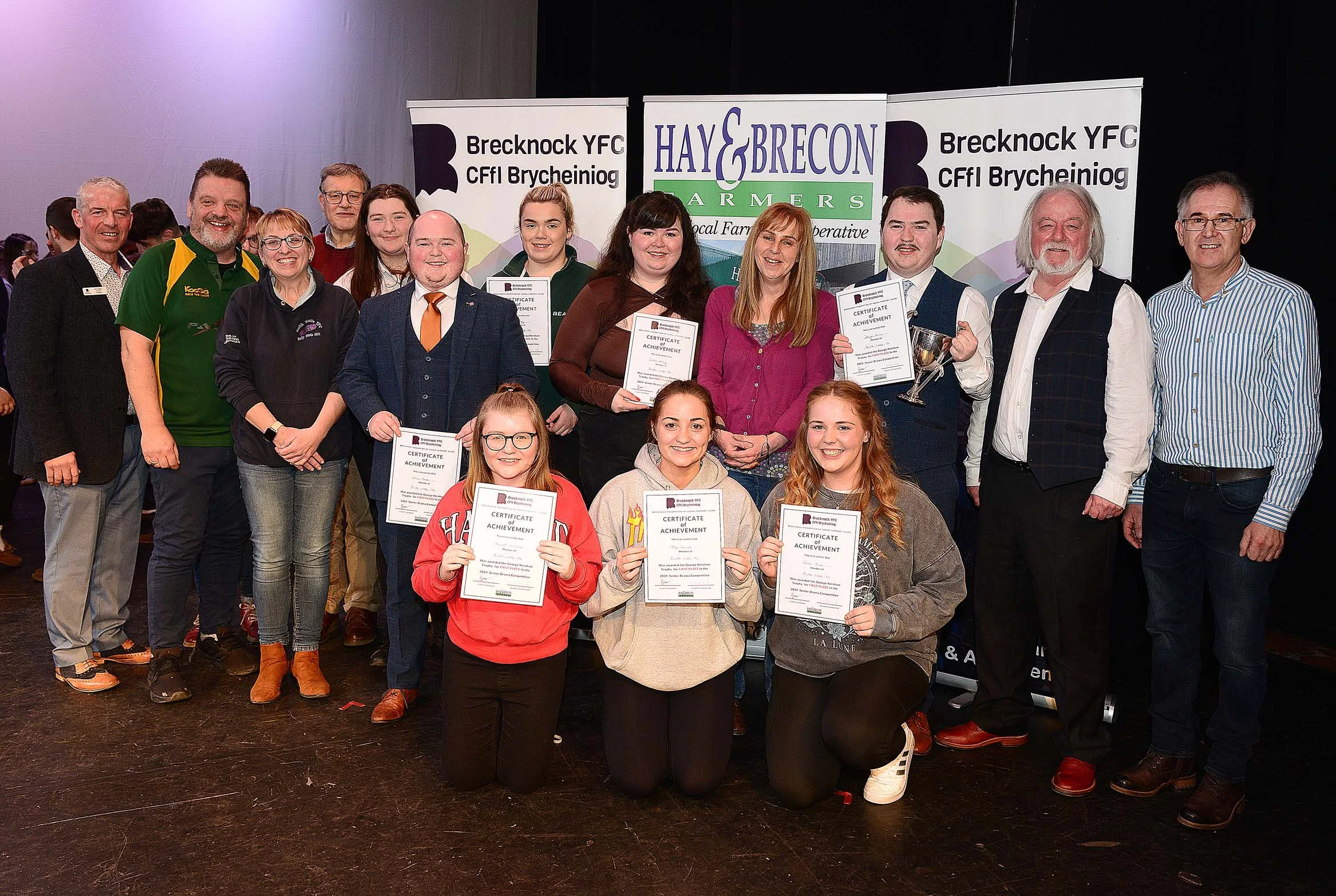 Builth Wells YFC Win 2024 Senior Drama Competition 