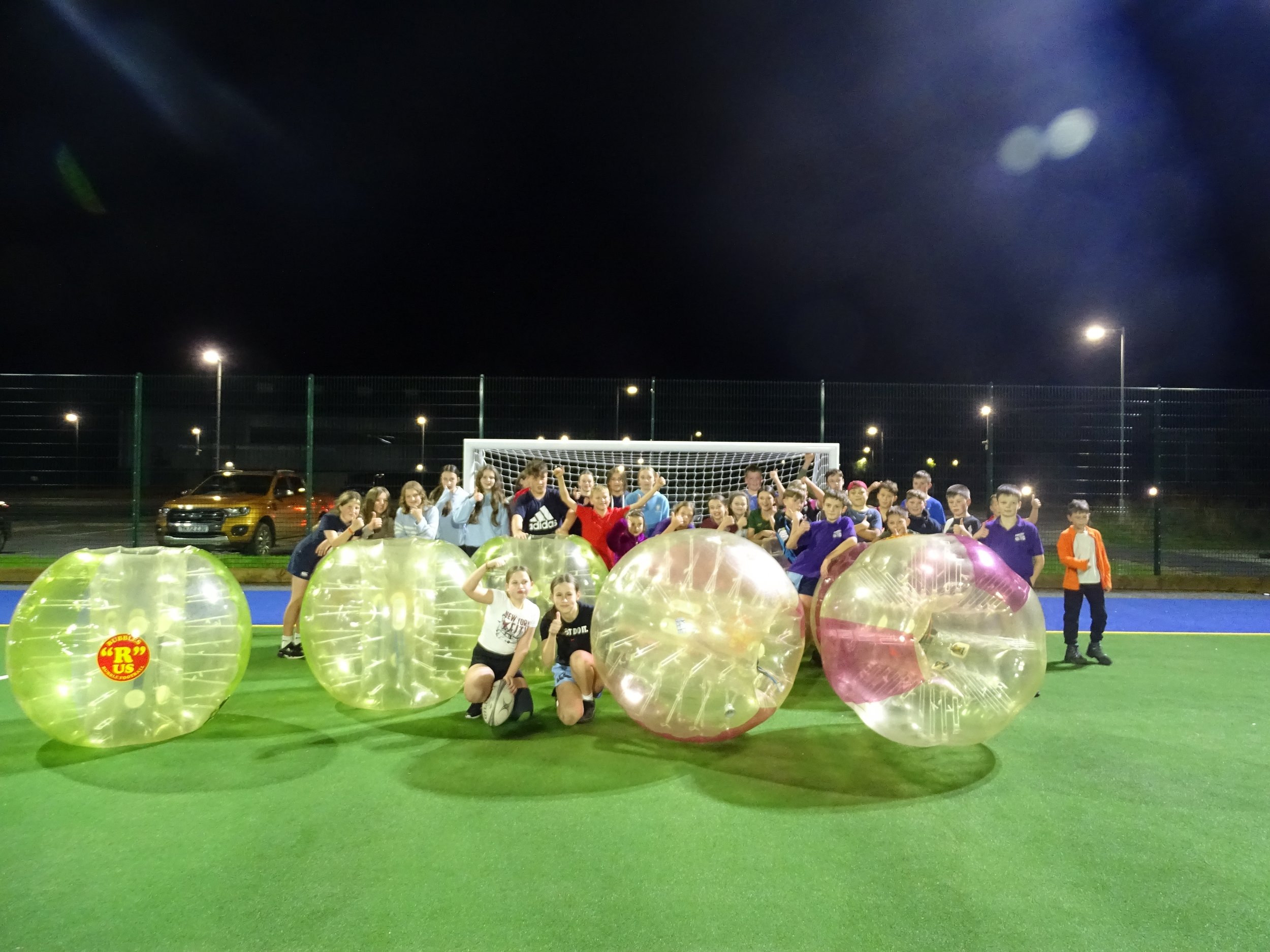 Youth Forum Bubble Football Fun