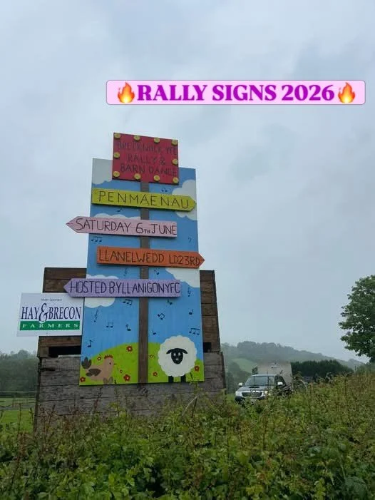 🔥🤩Take a look back at our Rally Signs for this year! 🤩🔥

🏆We&rsquo;ve had a brilliant amount of fantastic Rally Signs from each and every Club from across Brecknock. 

It&rsquo;s without a doubt to say that the judge had a very hard time judging