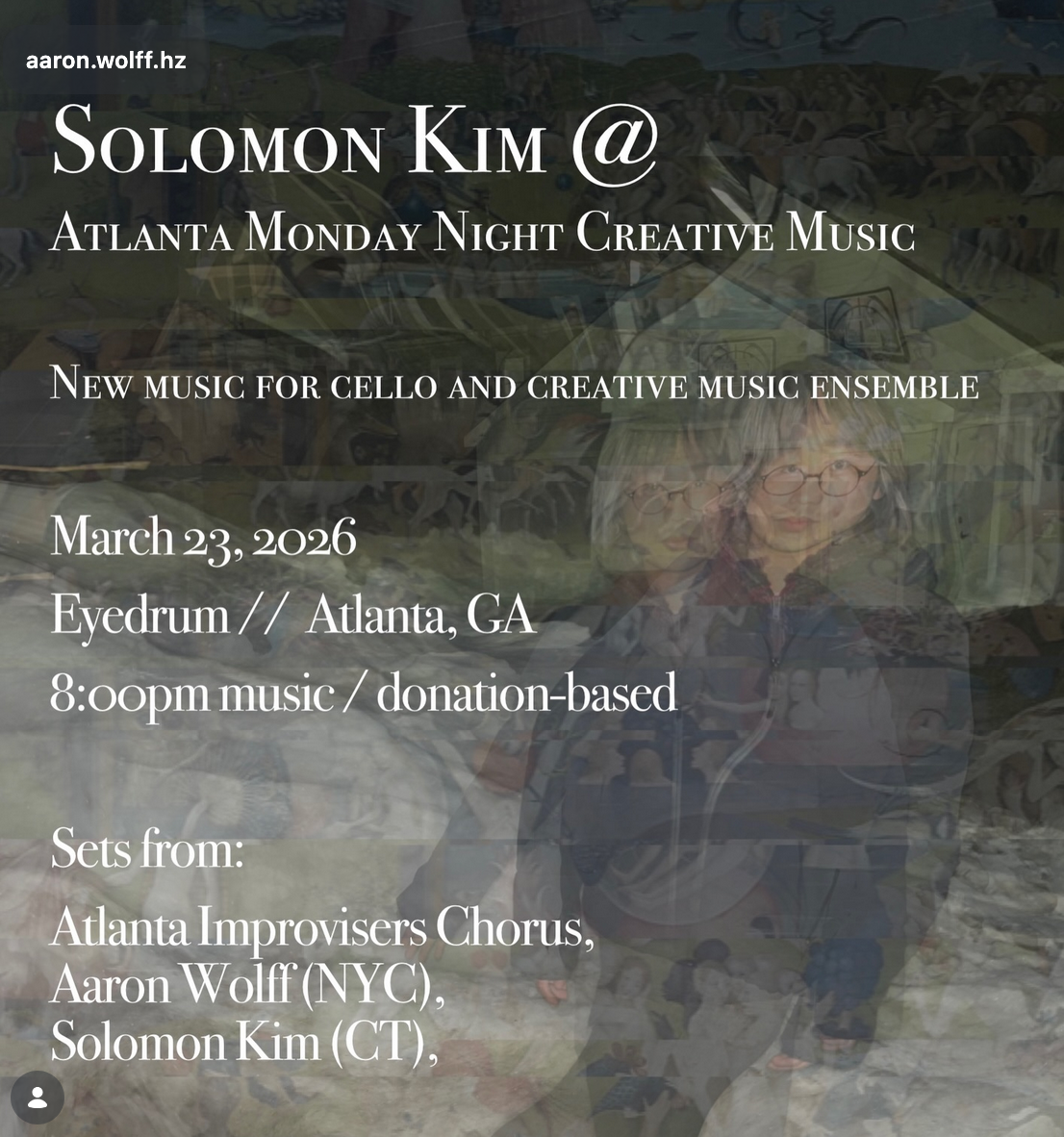 Songs @ Eyedrum (ATL)