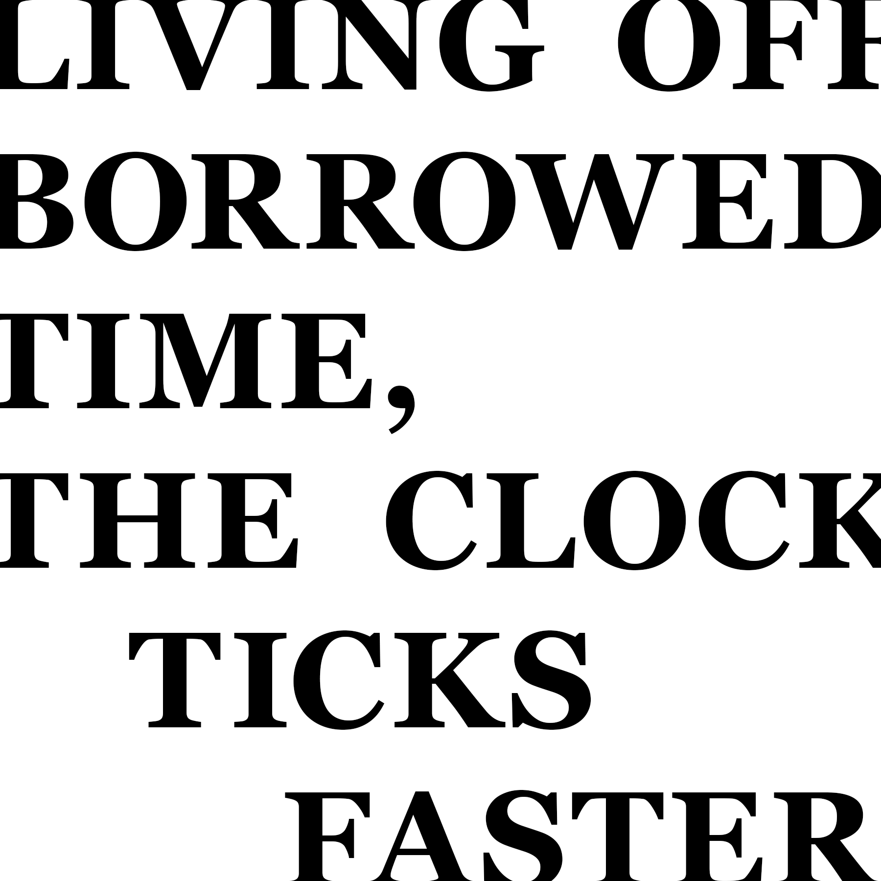 LIVING OFF BORROWED TIME THE CLOCK TICKS FASTER DOOM.png