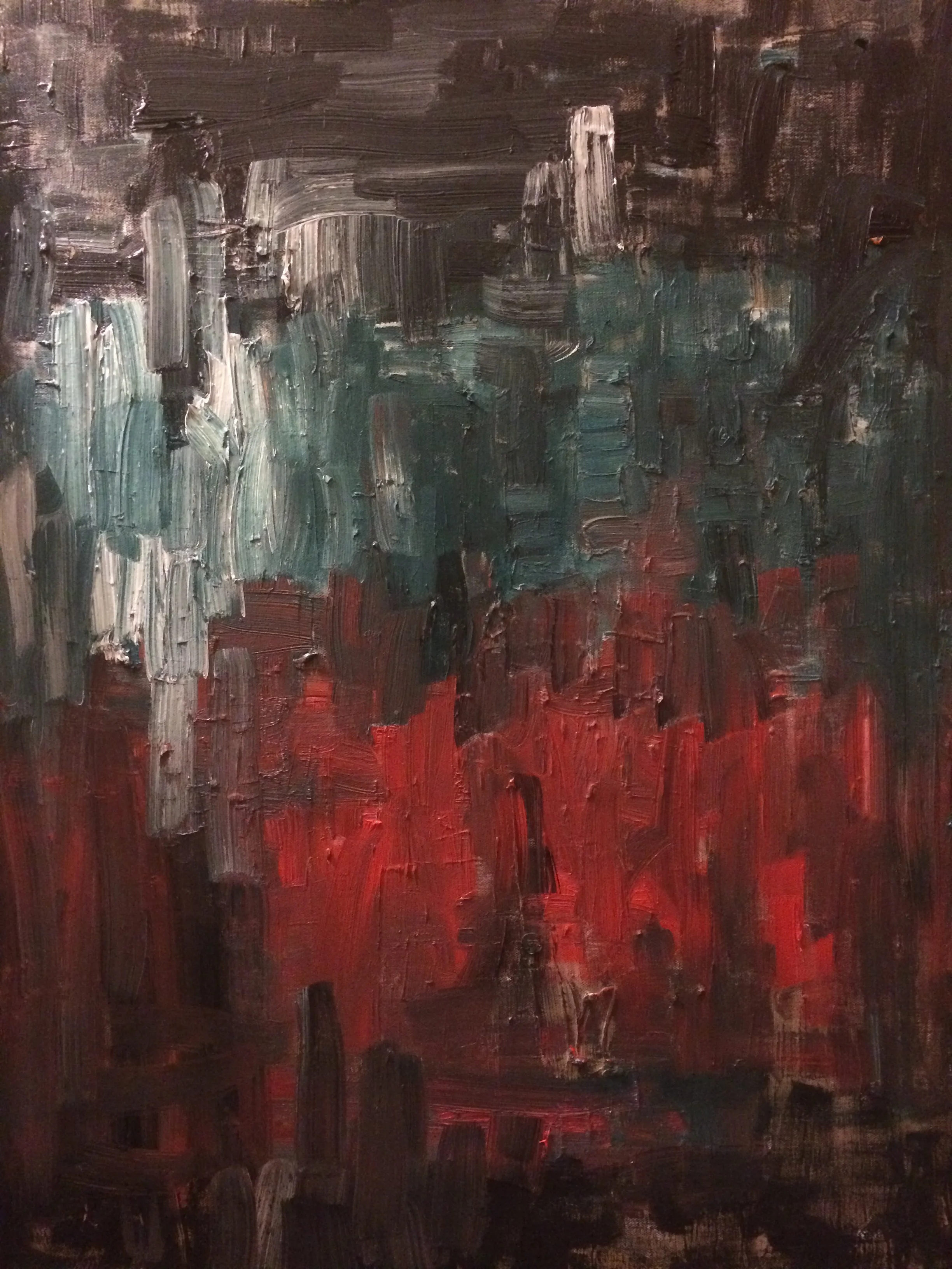 Untitled Red and Blue Painting