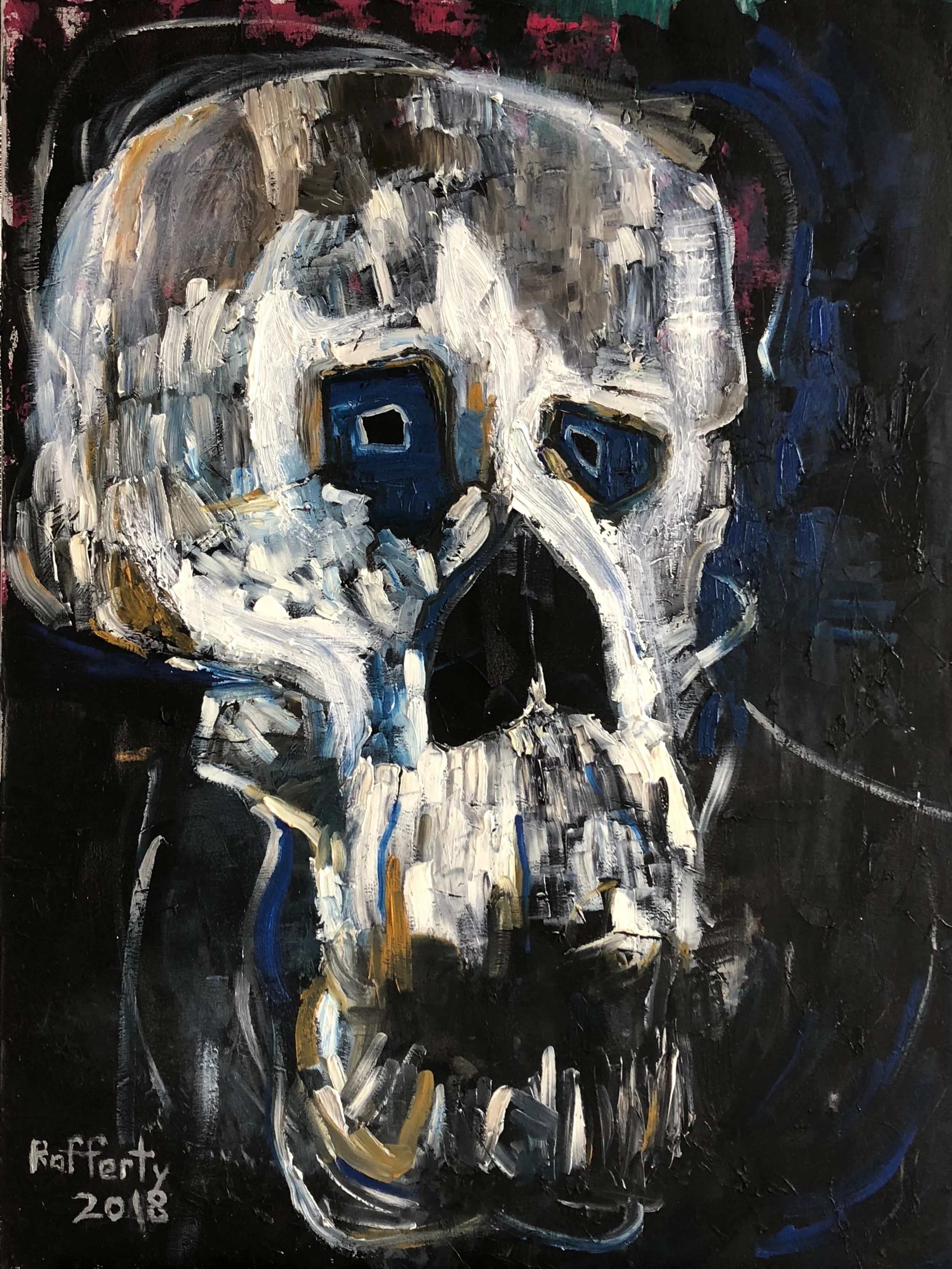 A Skull Inspired By A Trip To Mexico City