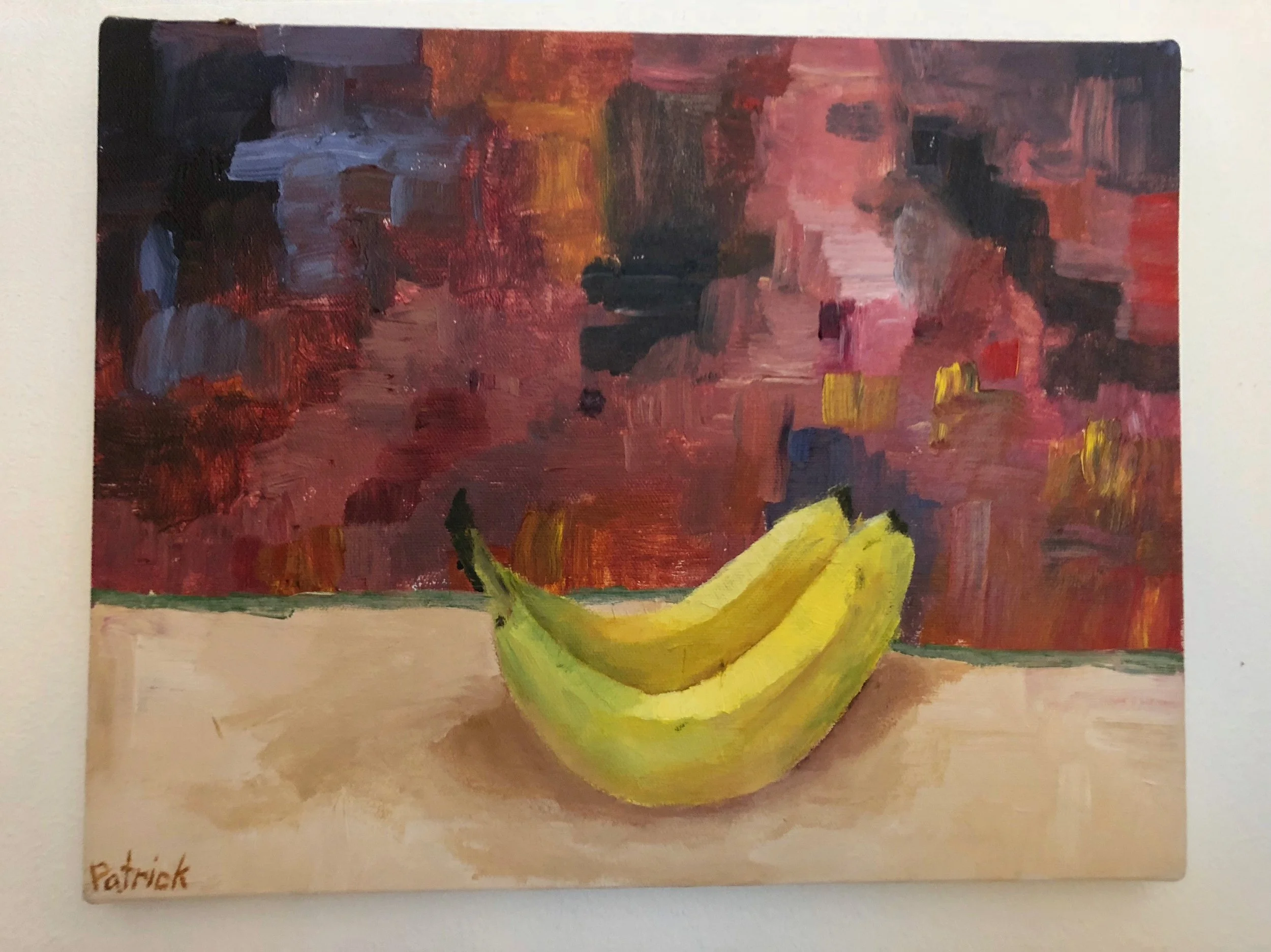 Bananas On Red