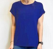 Short Slv Boatneck w/Round Hem-Gray