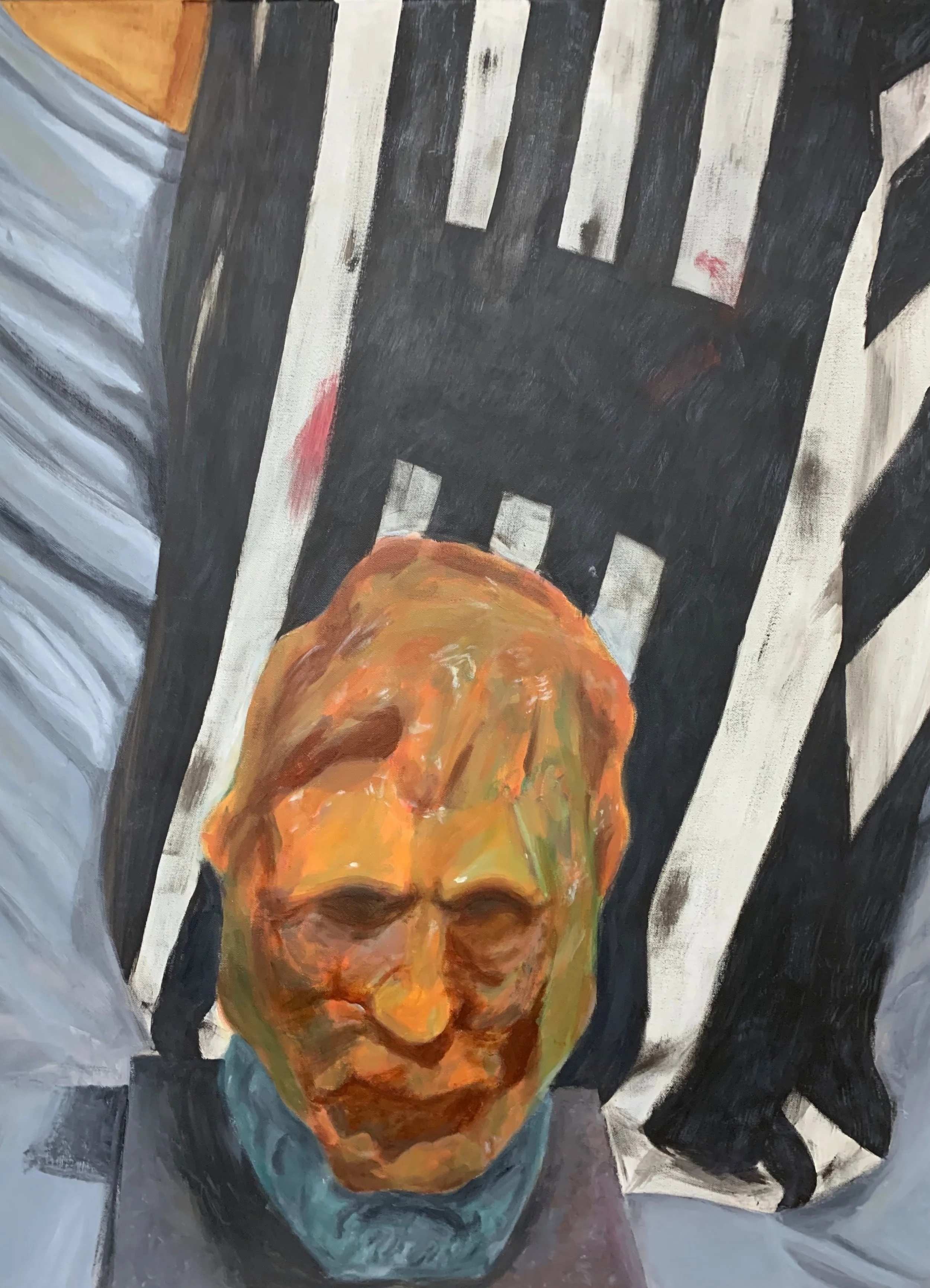  Eli  Grade 11  Acrylic on Canvas  48”x36” 