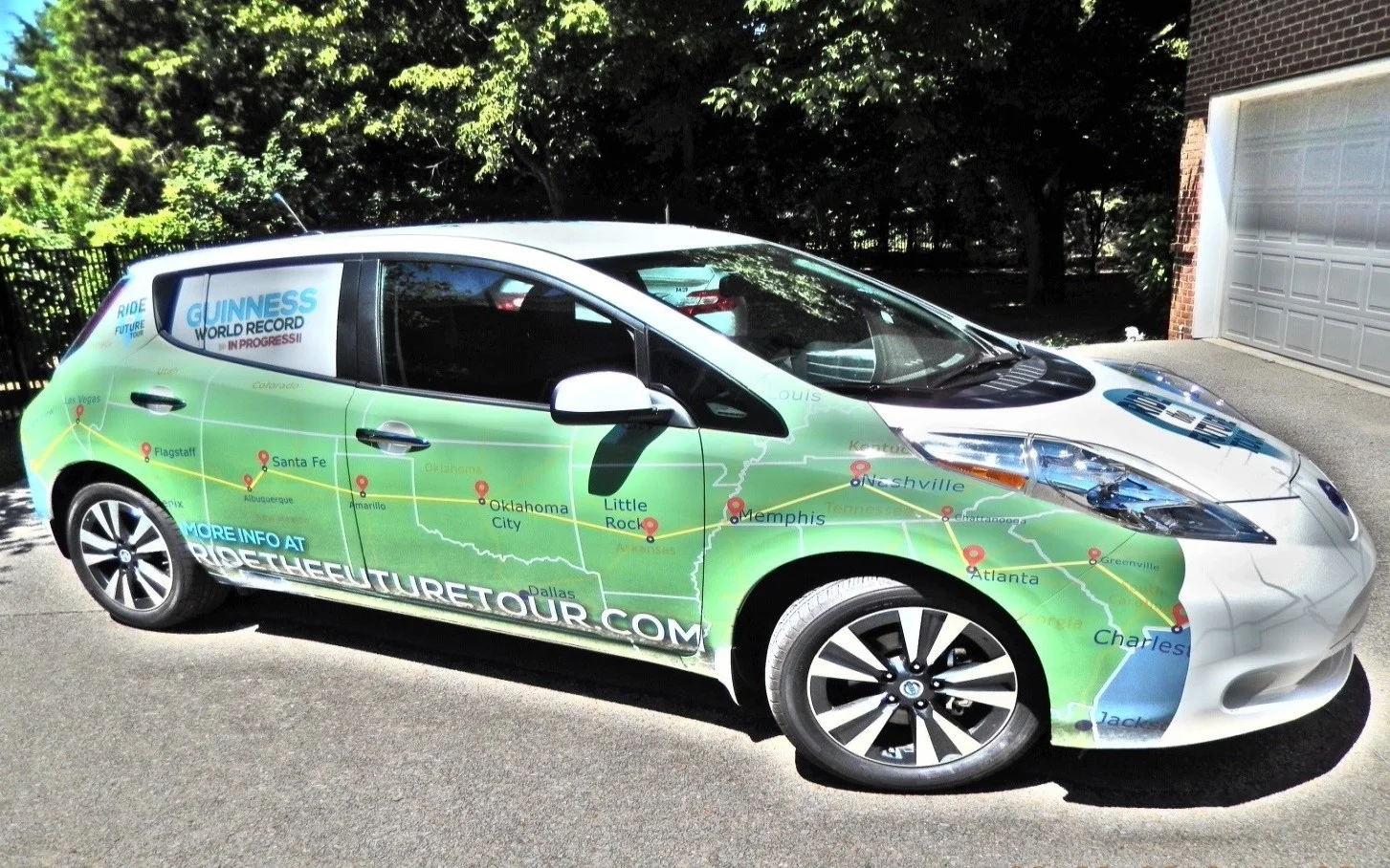My Nissan LEAF, aka “Green Lightning”