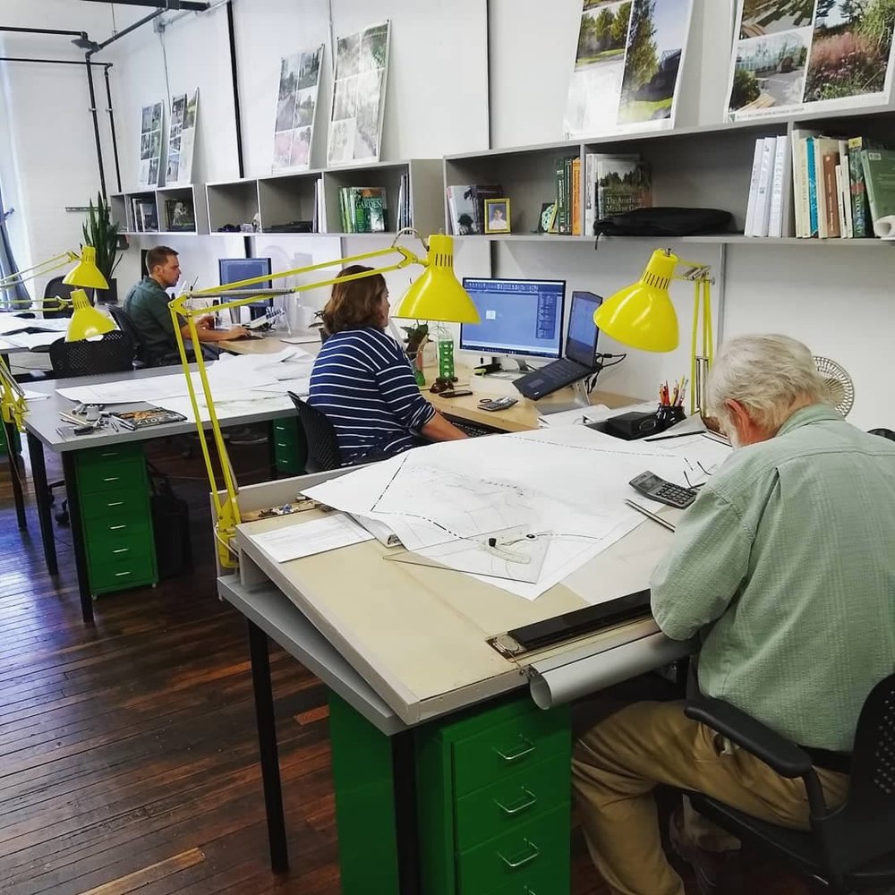 Searle Design Group’s office at Hope Artiste Village in Pawtucket, RI.