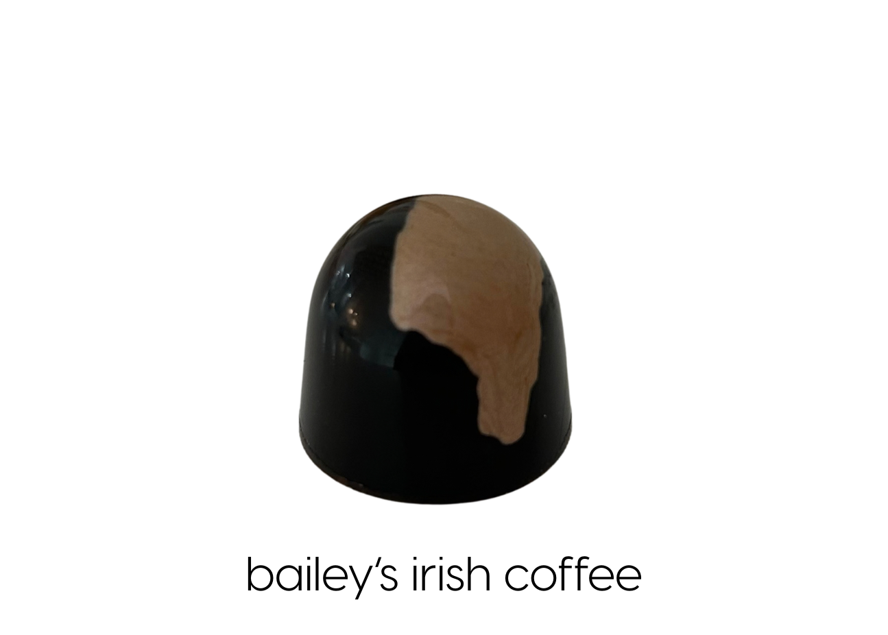 Bailey's irish cream with coffee in dark chocolate 