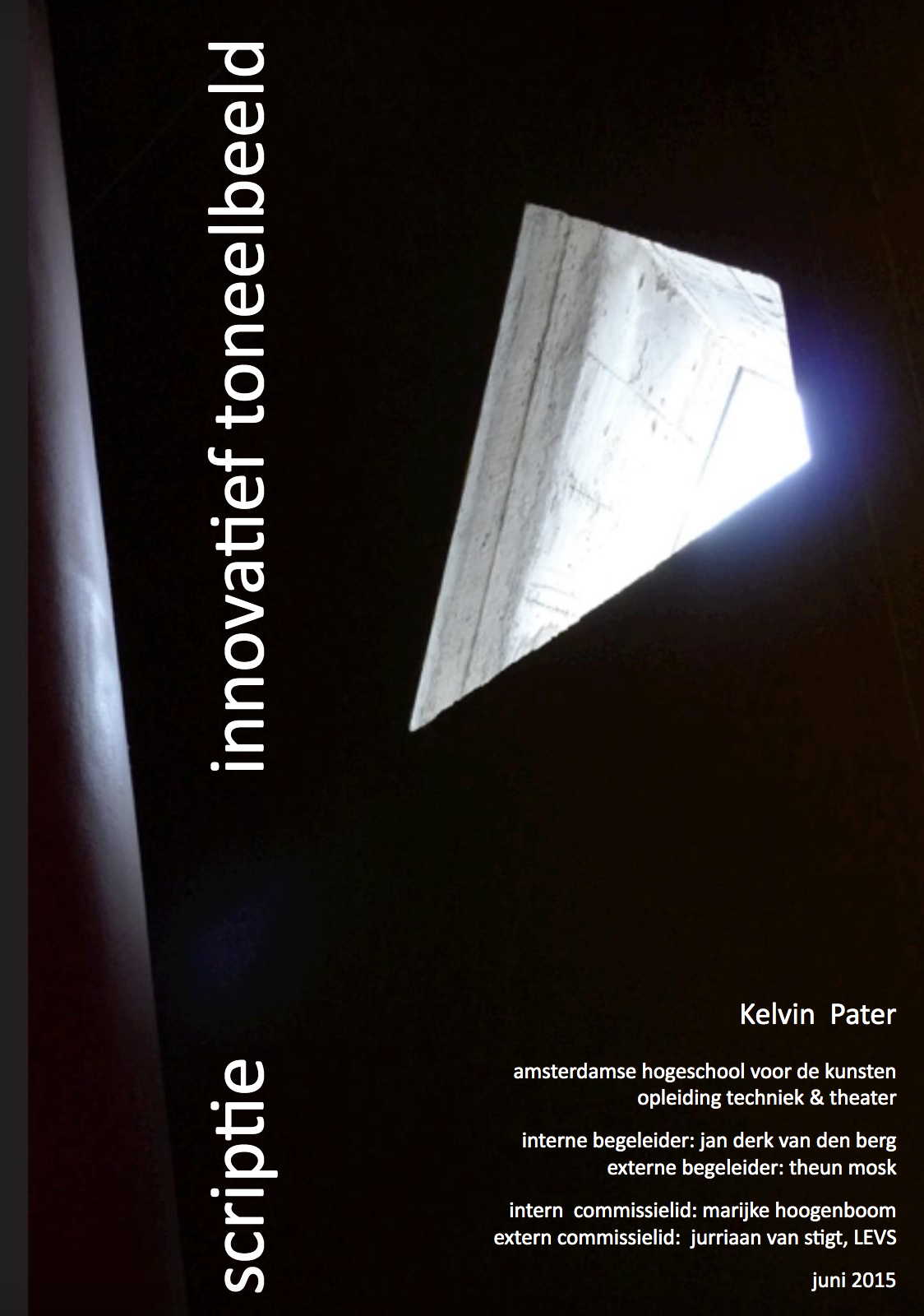 bachelor thesis: innovatief toneelbeeld