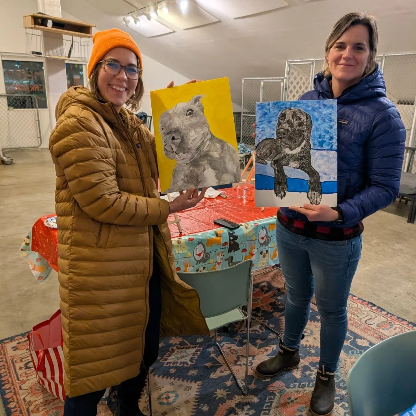 Thanks for coming to our Pet Portrait paint night! We had a pawsome time!