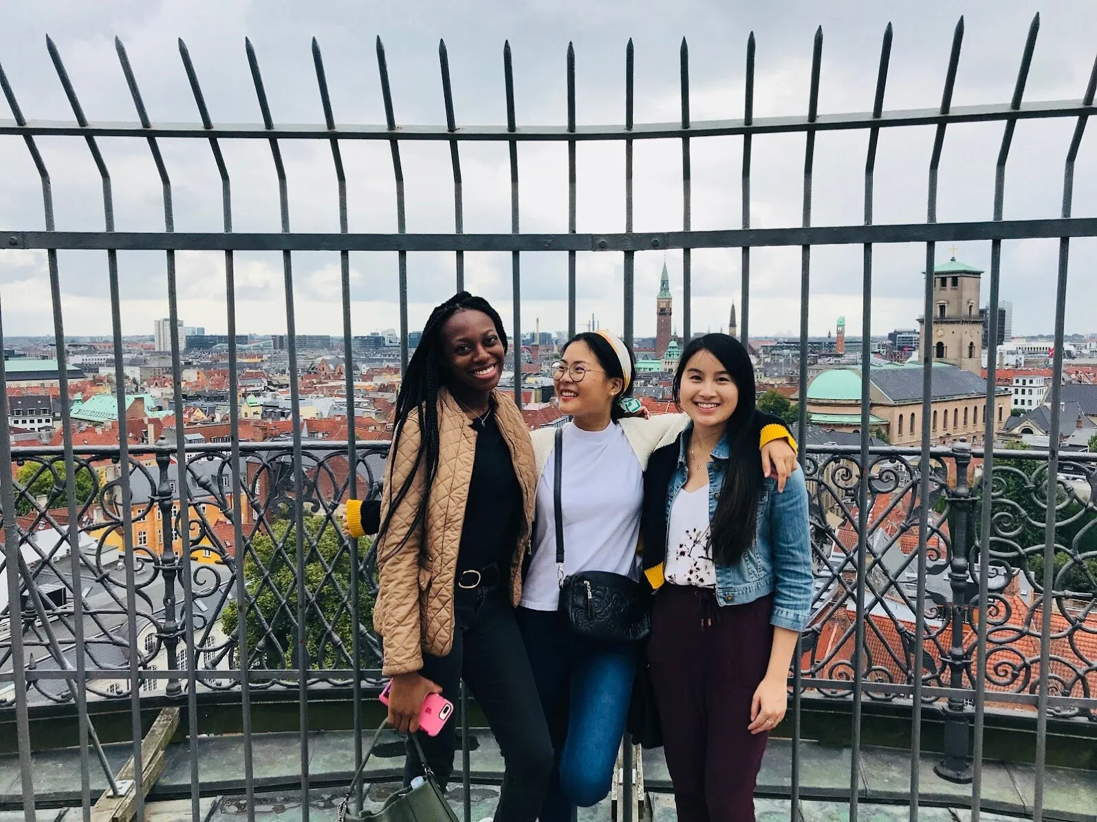Top of the Round Tower in Copenhagen, Denmark