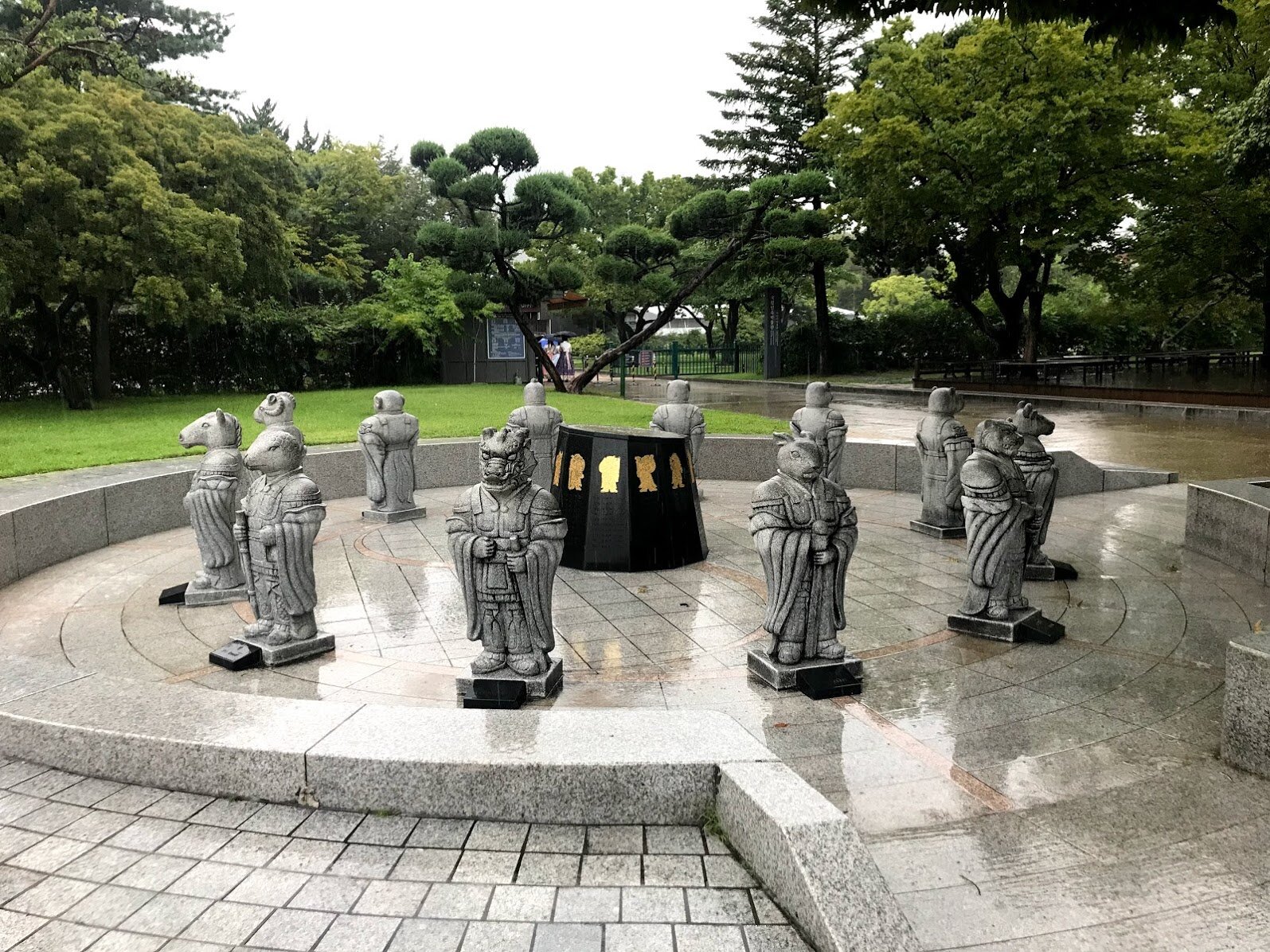 Korean Zodiac sign statues in Seoul, South Korea