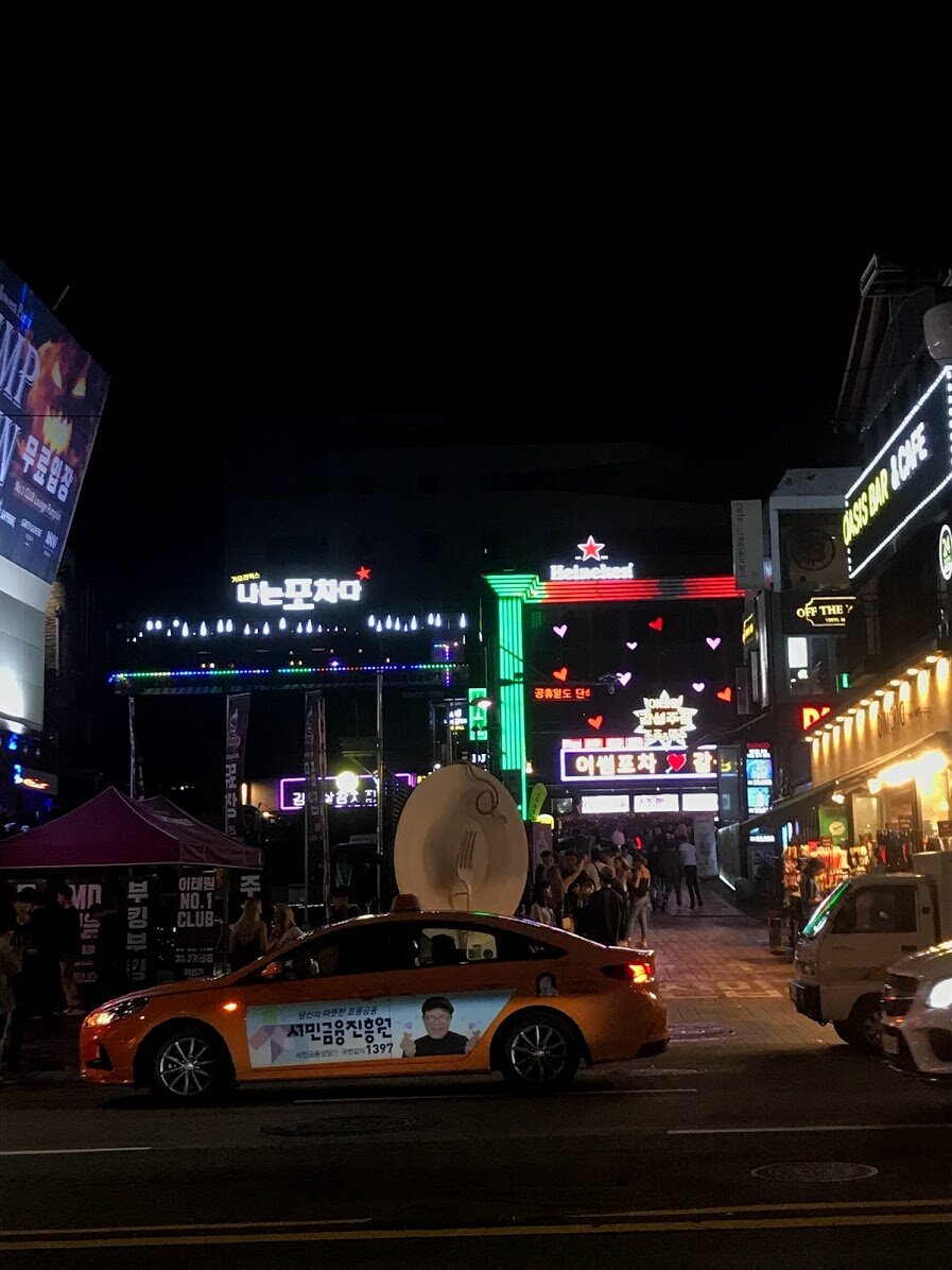 Itaewan nightlife in Seoul, South Korea