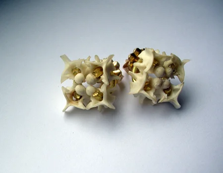 Vertebrae Earrings, 2009