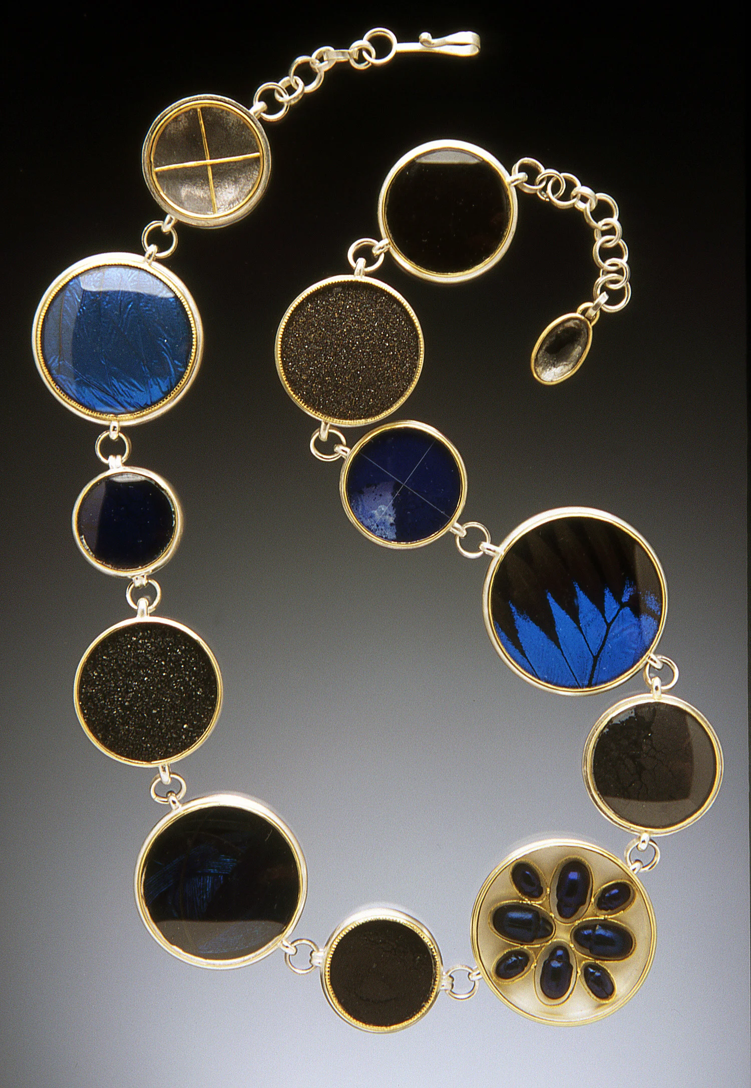 Blue Black Neckpiece