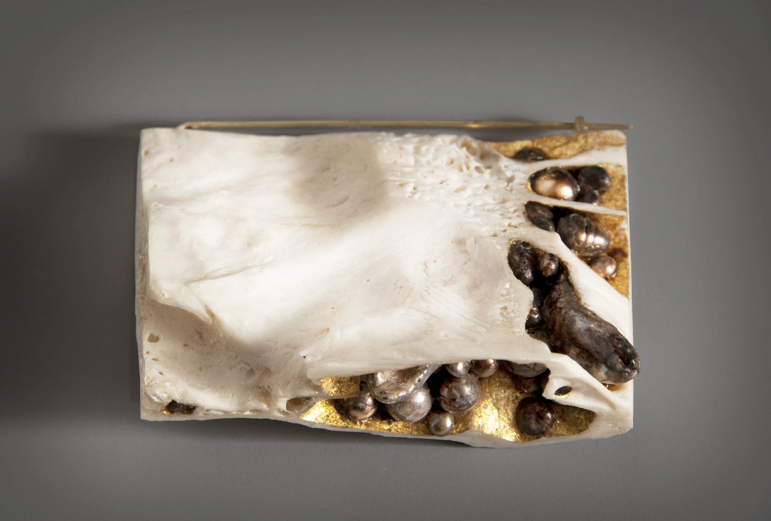 Bolted Seeds, brooch