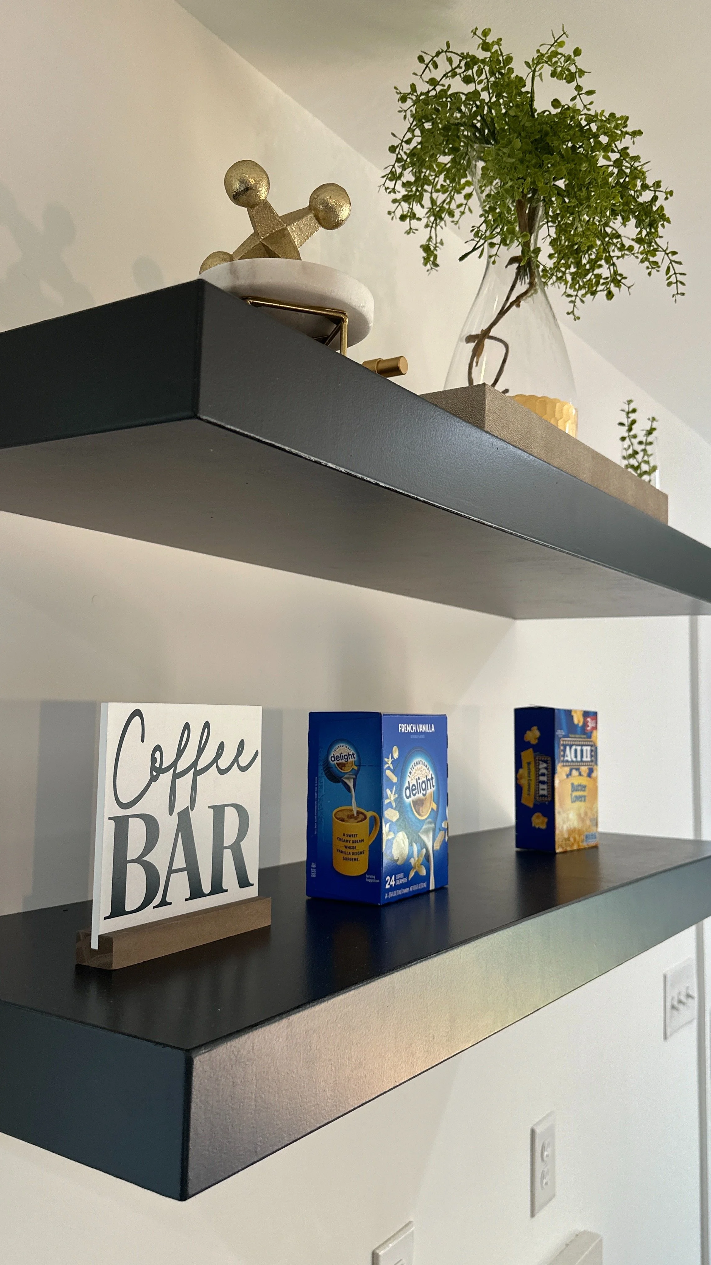 Custom Floating Shelving