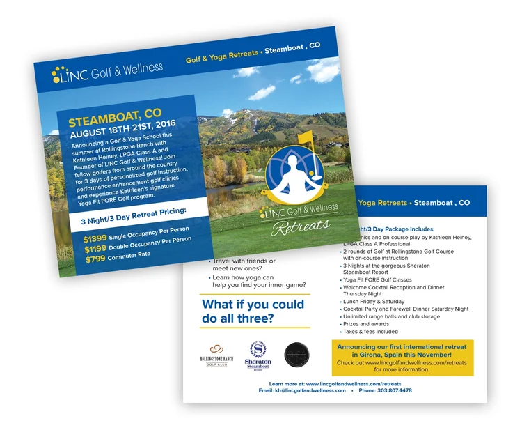LINC Golf & Wellness — LINC_golf_rack_cards