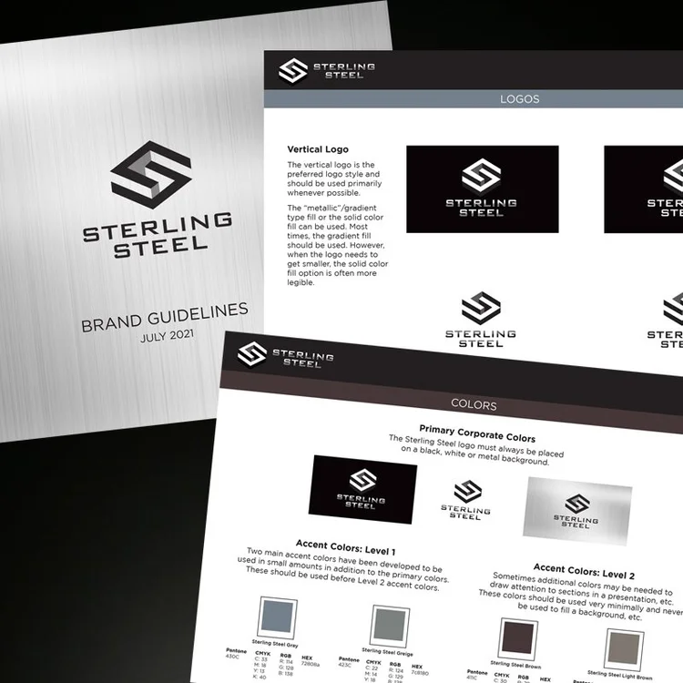 Sterling Steel — social media brand guidelines